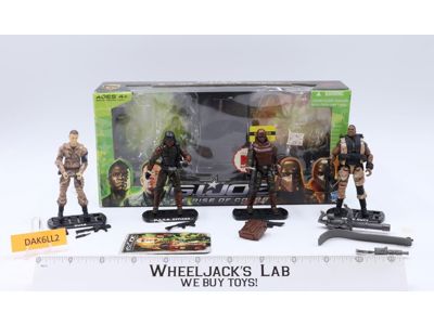 G.I. Joe vs Cobra 100% Complete G.I Joe Rise of Cobra 2009 Hasbro Figure Set