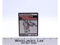Hot Spot Action Figure Vintage Instruction Manual 1986 Hasbro G1 Transformers