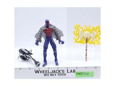 Spider-Man 2099 Marvel Animated Series 1996 Toybiz WHITE AXE 100% Complete