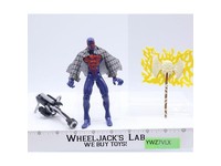 Spider-Man 2099 Marvel Animated Series 1996 Toybiz WHITE AXE 100% Complete