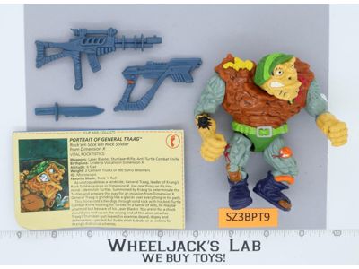 General Traag 100% Complete Teenage Mutant Ninja Turtles TMNT Playmates 1989