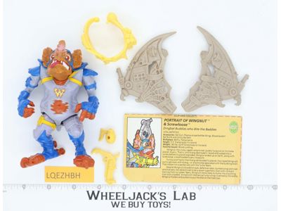 Wingnut Teenage Mutant Ninja Turtle TMNT 1990 Playmates Vintage Action Figure