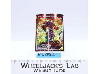 Optimus Prime Transformers Siege War for Cybertron 2018 Hasbro Trading Card
