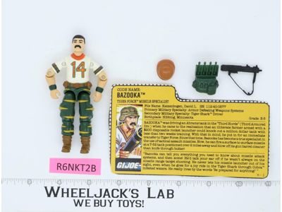 Bazooka V2 100% Complete G.I. Joe 1988 Hasbro Vintage Action Figure