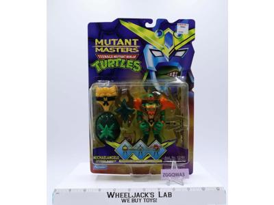 Michaelangelo Thunder Warrior TMNT Mutant Masters 1997 Playmates MOSC NEW