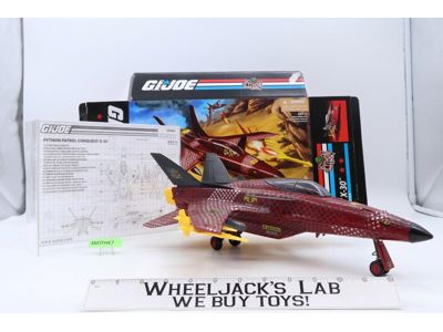 Conquest X-30 GI Joe Python Patrol 2008 Hasbro Action Figure Vehicle