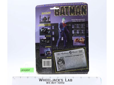 The Joker Batman DC Comics 1989 Toybiz Vintage Action Figure NEW MOSC