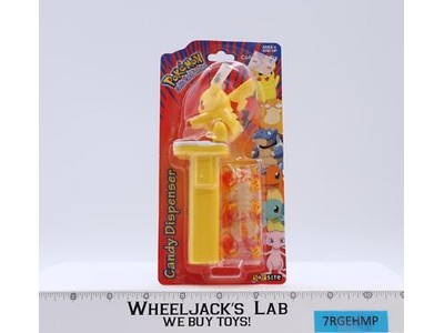 Pikachu Candy Dispenser Pokémon 1999 Toysite NEW SEALED