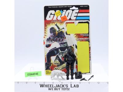 Snake Eyes & Timber V2 100% Complete W/Cardback 1985 G.I. Joe Hasbro Vintage