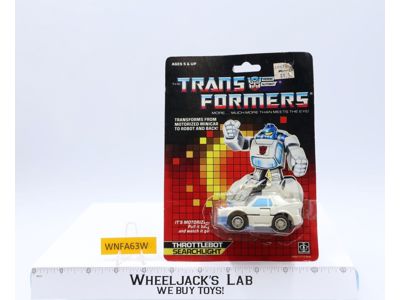 Searchlight 100% Complete W/CARDBACK & BUBBLE G1 Transformers Vintage