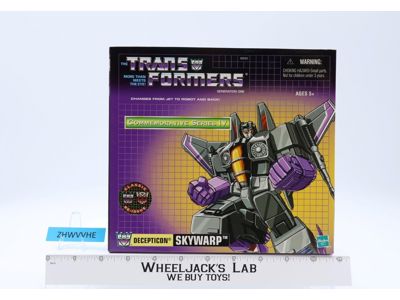 Skywarp Commemorative Series Transformers Reissue 2002 Hasbro NEW MISB SEALED