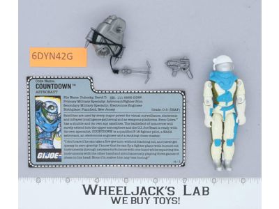 Countdown V1 100% Complete G.I. Joe 1989 Hasbro Vintage Action Figure