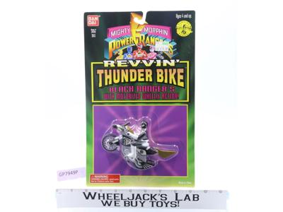 Revvin Thunder Bike Black Ranger Mighty Morphin Power Rangers Bandai NEW SEALED