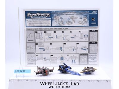 Air Military Team Mini-Cons 100% Complete Transformers Armada 2002 Hasbro