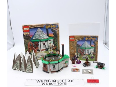 #4707 Hagrid's Hut 100% Complete W/ Box + Manual Harry Potter 2001 Lego