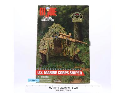 GI Joe U.S. Marine Corps Sniper Classic Collection 1996 MISB Kenner Action