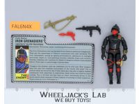 Iron Grenadiers V1 100% Complete G.I. Joe 1988 Hasbro Vintage Action Figure