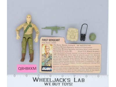 Duke V1 100% Complete G.I. Joe 1983 Hasbro Vintage Action Figure
