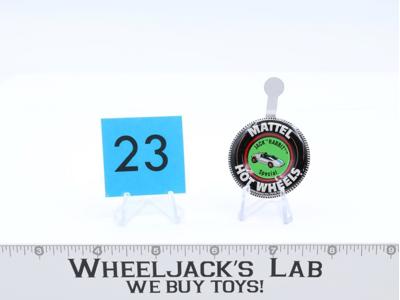 Jack " Rabbit " Special BUTTON W/TAB 1970 Hot Wheels Mattel Vintage Redline