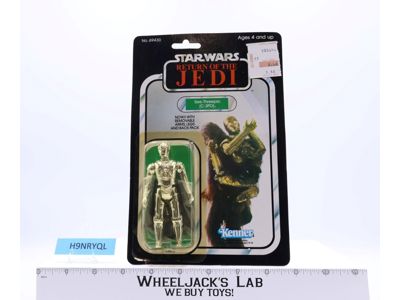 C-3PO Removable Limbs 77 Back-A Star Wars ROTJ 1983 Kenner NEW MOSC SEALED