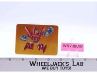 Powerglide Card 29 Variant Color 1985 G1 Transformers Action Trading Cards