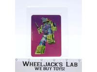 Mixmaster Card 116 Variant Color 1985 G1 Transformers Action Trading Cards