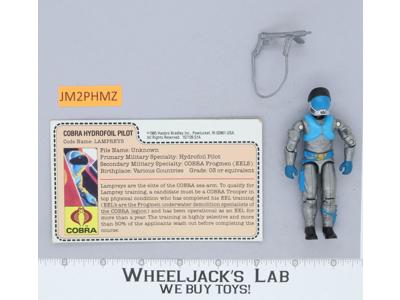 Lampreys V1 MAIL AWAY 100% Complete G.I. Joe 1985 Hasbro Vintage Action Figure