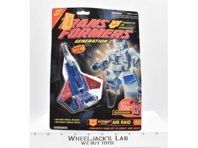 Air Raid G2 Aerialbot Combiners 1993 NEW MOSC Vintage Transformers Action Figure