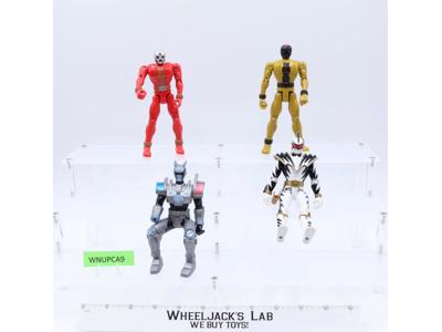 Lot of 4 Power Rangers S.P.D. Action Figures Bandai