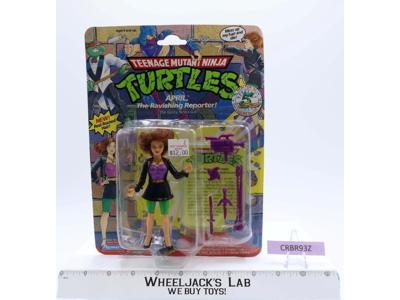 April Ravishing Reporter Teenage Mutant Ninja Turtles TMNT 1992 NEW MOSC SEALED