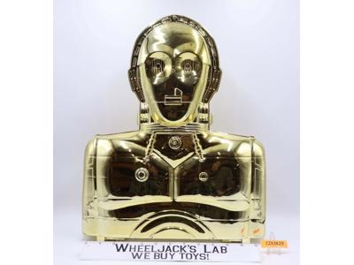 C-3PO Action Figure Storage Case W/ Insert  NICE Star Wars 1983 Kenner