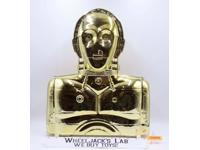 C-3PO Action Figure Storage Case W/ Insert  NICE Star Wars 1983 Kenner