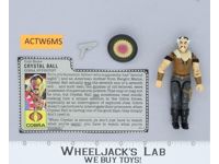 Crystal Ball V1 100% Complete G.I. Joe 1987 Hasbro Vintage Action Figure