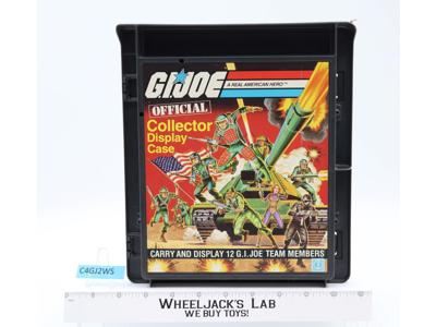 GI Joe Collector Display Case 1983 Vintage Hasbro Vintage