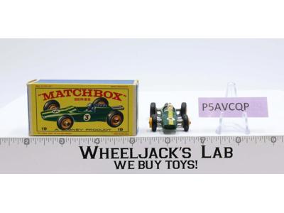 Lotus Racing Car 19 Lesney Matchbox Series 1960's Made In England