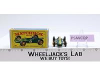 Lotus Racing Car 19 Lesney Matchbox Series 1960's Made In England