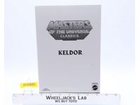 Keldor w/ Mailer MOSC NEW He-Man Classics MOTUC 2009 Mattel Action Figure