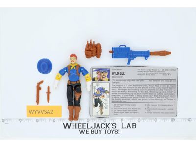 Wild Bill V2 100% Complete G.I. Joe 1992 Hasbro Vintage Action Figure