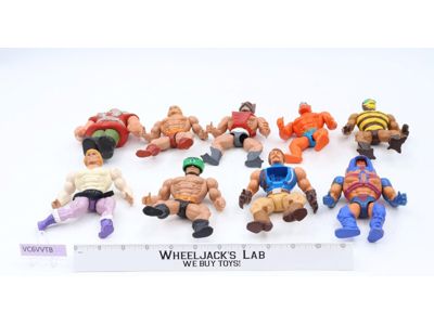 Lot of 9 He-Man Masters Of The Universe MOTU Vintage 1980s Mattel Figures