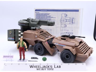 Mean Dog W/ Wild Card GI Joe 1988 Hasbro Vintage Action Figure Vehicle