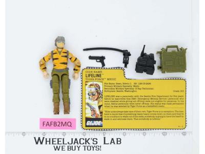 Lifeline Tiger Force V2 100% Complete G.I. Joe 1988 Hasbro Vintage Action Figure