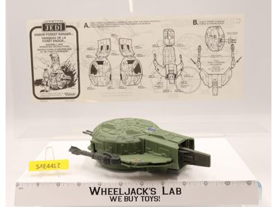 Endor Forest Ranger Mini Rig 100% Complete Star Wars ROTJ 1984 Kenner Vehicle