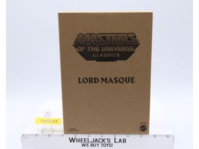 Lord Masque w/ Mailer MOSC NEW He-Man Classics MOTUC 2015 Mattel Action Figure