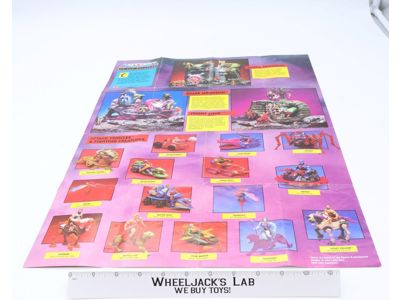 Masters of the Universe Poster List Of Figures Vehicles Castle Greyskull 16x24