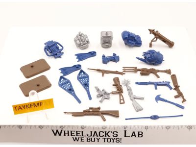 Lot Battle Gear Accessory 6 Set 2 1988 Weapons GI Joe Vintage