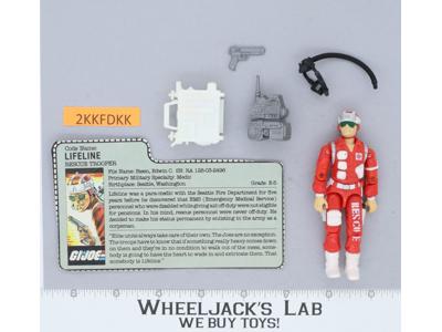 Lifeline V1 100% Complete 1986 G.I. Joe Hasbro Vintage Action Figure