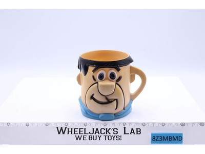 Flintstones FRED Multiple Brand Vitamins Advertising Mug 1969 Hanna-Barbera