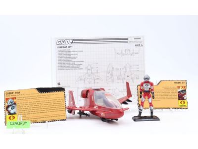 Firebat Jet With A.V.A.C. Complete G.I. Joe 2008 Hasbro Action Figure Vehicle