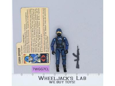 Cobra Officer V1.5 Swivel Arms 100% Complete 1983 G.I. Joe Hasbro Vintage Figure