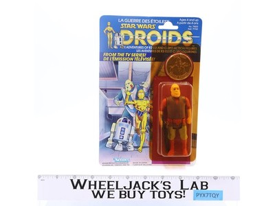Jord Dusat W/ Coin CANADIAN Star Wars Droids 1985 Kenner Figure NEW SEALED